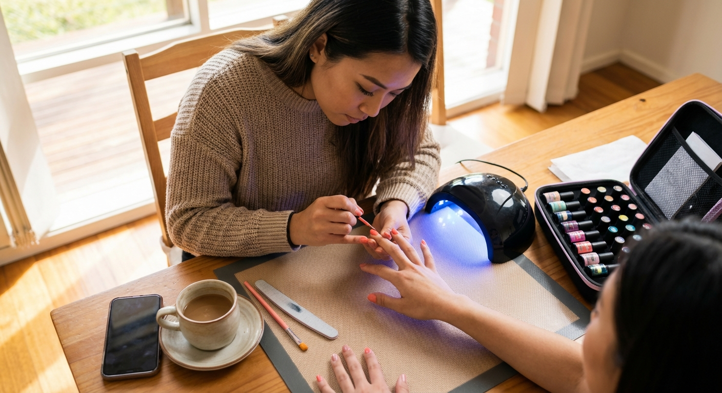 Mobile nail technician